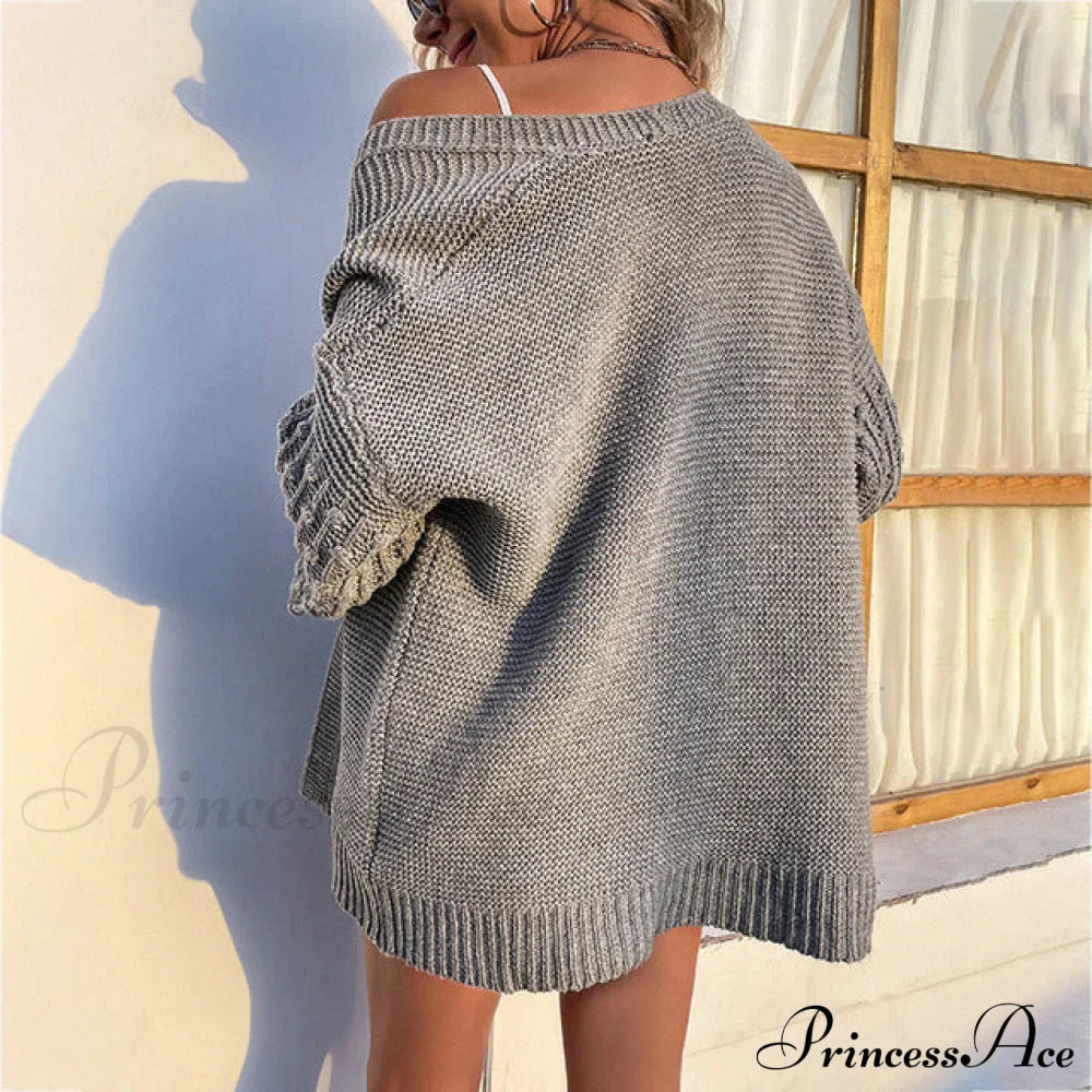 Lantern Arm Cardigan