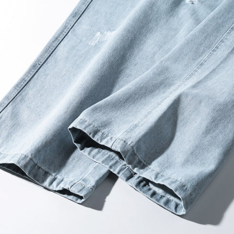 Distressed Light Wash Jeans