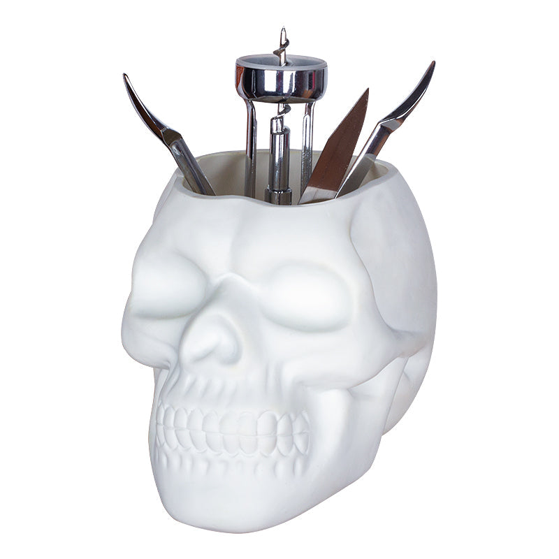 Matte Skull Storage Jar