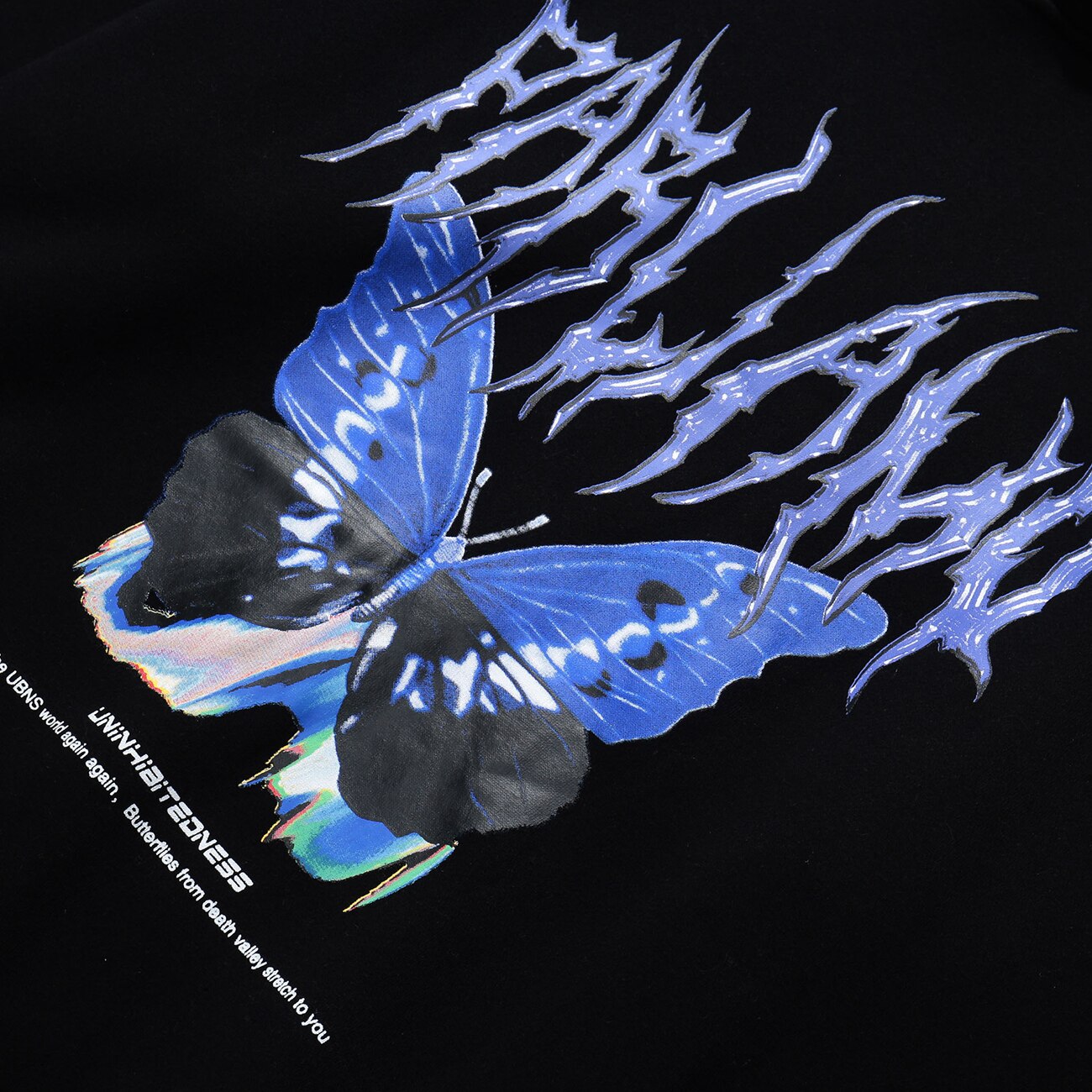 Ethereal Butterfly Metal Hoodie