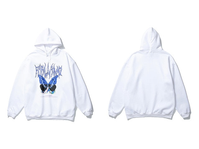 Ethereal Butterfly Metal Hoodie