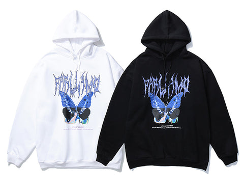 Ethereal Butterfly Metal Hoodie