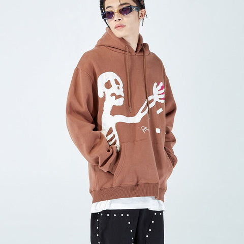 Editorial Dept. 'Heartthief' Skeletal Luxe Hoodie