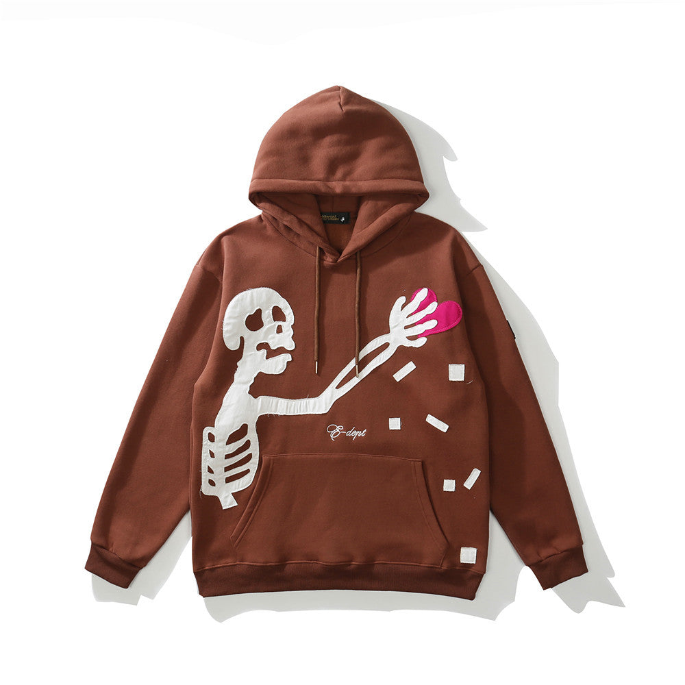 Editorial Dept. 'Heartthief' Skeletal Luxe Hoodie