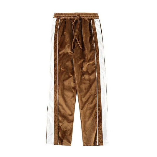Velour Track Pants