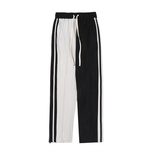 Two-Tone Split Track Pants