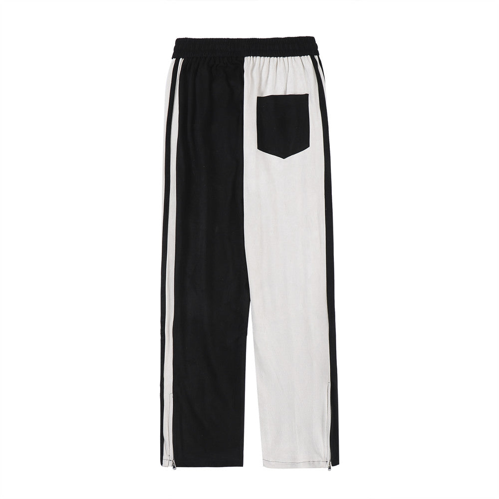 Two-Tone Split Track Pants