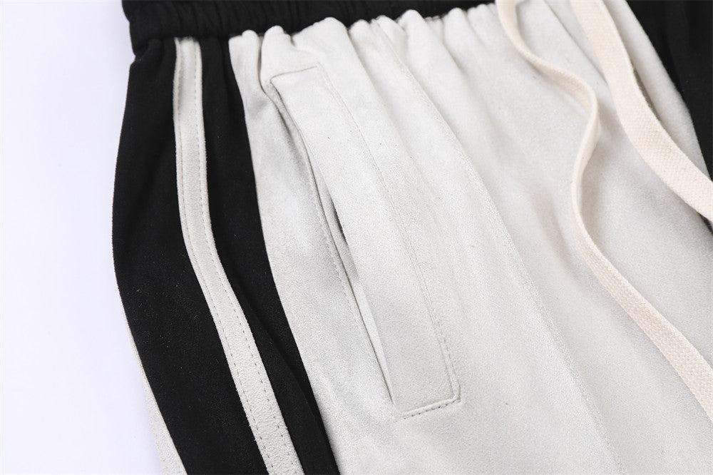 Two-Tone Split Track Pants