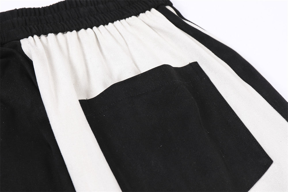 Two-Tone Split Track Pants