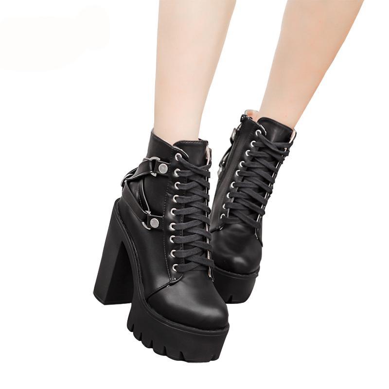 Militant Goth Combat Boots