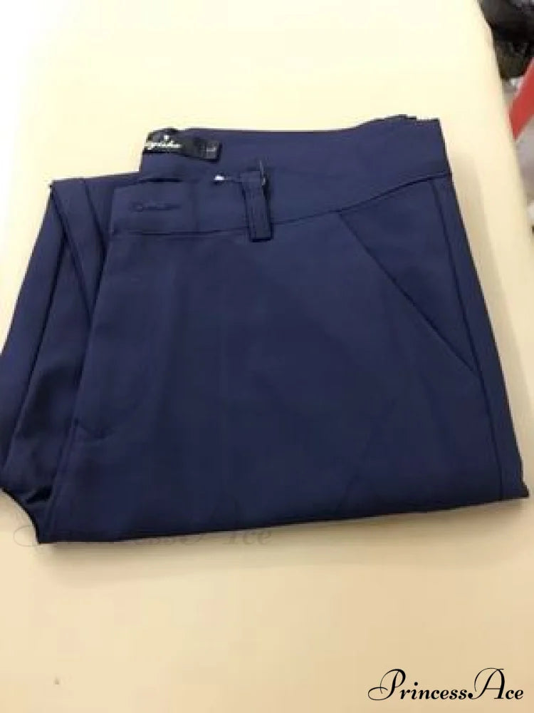 Slim Straight All Match Casual Capris Pants