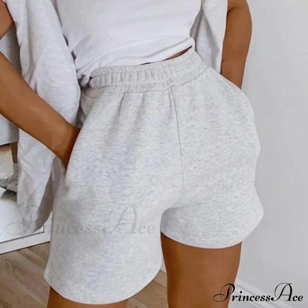 Solid Casual Sport Shorts