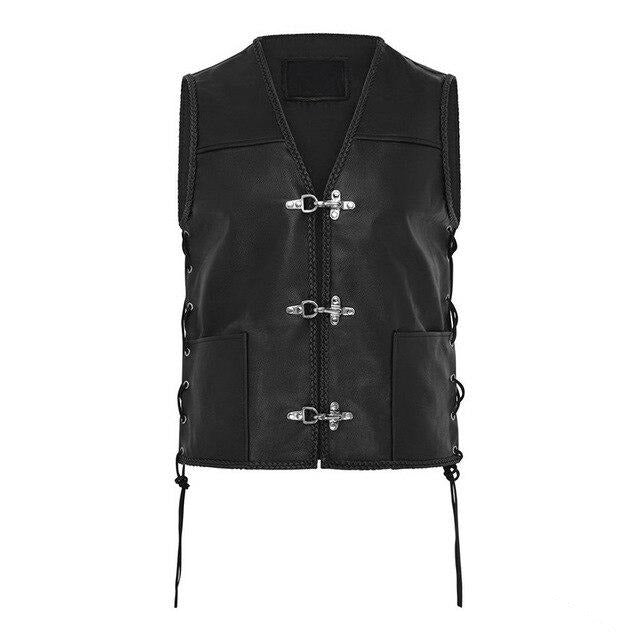 Men's Leather Vest