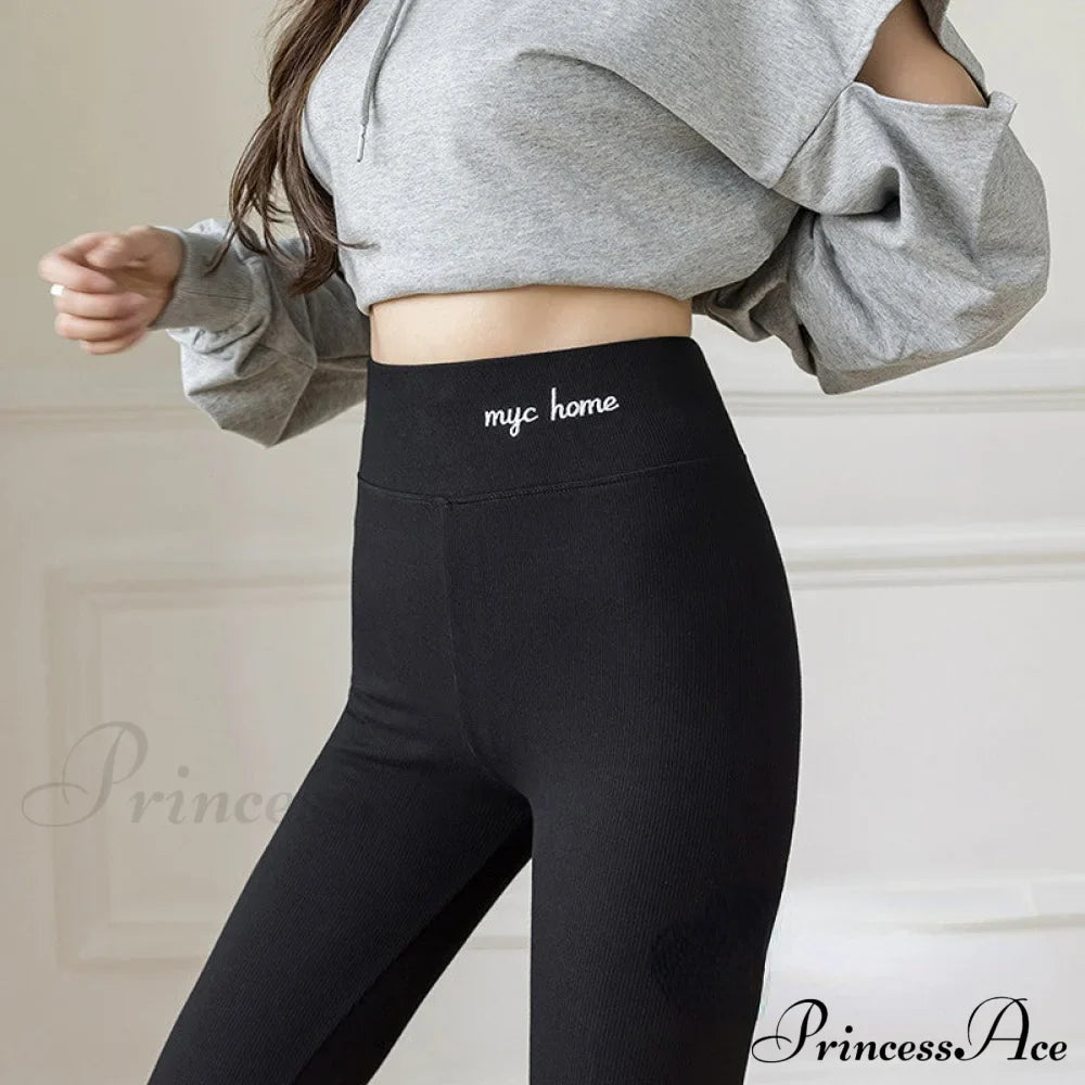 Velvet Thick High Waist Thermal Warm Leggings
