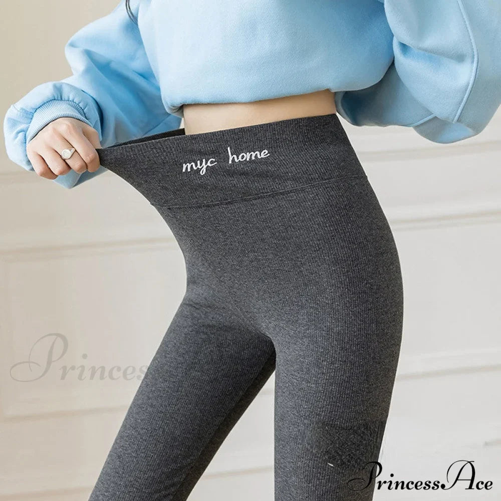 Velvet Thick High Waist Thermal Warm Leggings