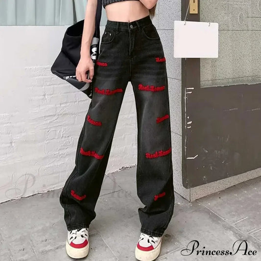 Vintage High Waist Oversize Sweatpants Jeans
